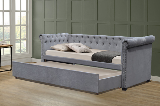 SUNNY European Upholstered Trundle Daybed singolo materiale del compensato di 190Cm x di 90