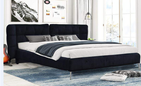 Longevità di re Bed Frame del compensato ricoperta tessuto personalizzabile del velluto