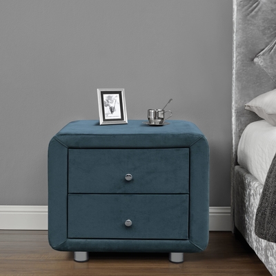 Tavolo da letto in tessuto di design moderno con colore opzionale per il tuo stile di decorazione della camera da letto.