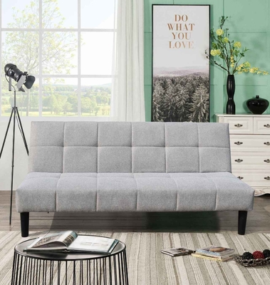 Divano ripiegabile grigio letto, piccolo divano lettino divano letto con braccioli per spazi abitati compatti