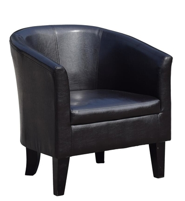 Certificazione di cuoio del CE ROSH BSCI della stanza di Sofa Black Bonded For Living della poltrona della vasca dell'ufficio
