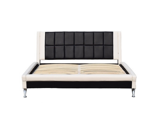 Mobilia della camera da letto di dimensione della struttura di cuoio del letto di re Upholstered Platform Faux doppia