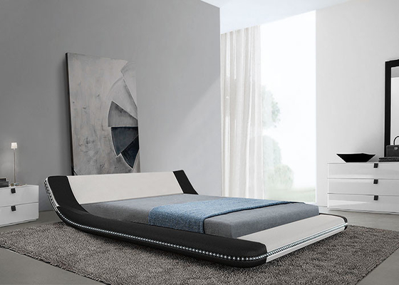 Re reale Size del letto della struttura della camera da letto di cuoio molle moderna di Tatami grande
