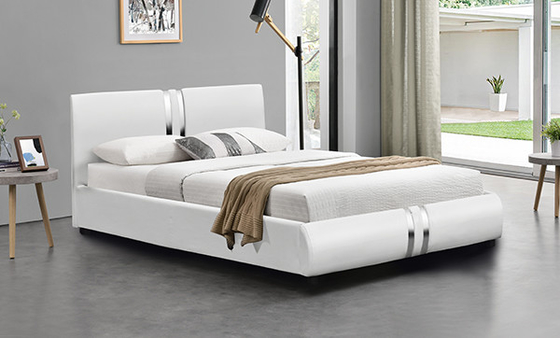 Letto ricoperto 6ft di cuoio del Faux