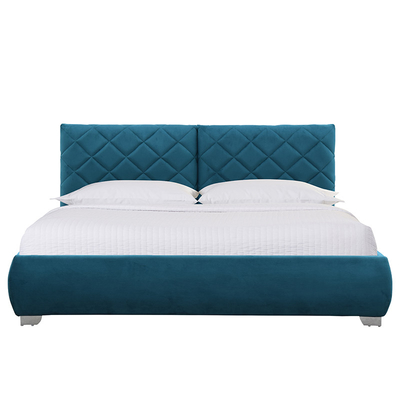 Colore opzionale Tessuto di velluto frantumato Gas Lift Storage Full size Letto comodo per dormire CE