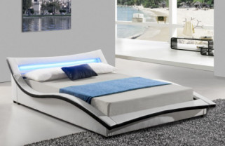 Il Faux LED di cuoio ha ricoperto il sonno FSC di re Size Comfortable For della struttura del letto