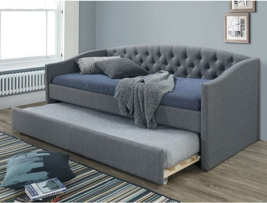 SUNNY Single 190X200 ha trapuntato il posto letto per ricoveri giornalieri con far rotolare Grey Upholstered Daybed