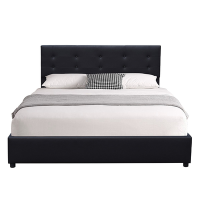 La struttura del letto della testata di re Size Wood Upholstered della California ha trapuntato con il cassetto di stoccaggio quattro