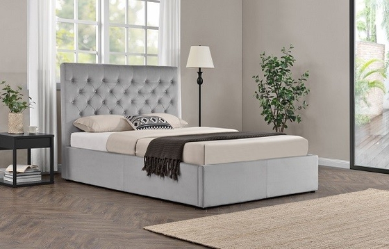 Struttura del letto di re Size Frabric Upholstered con alto Headbroad per la stanza del letto