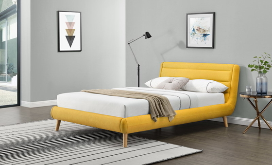 I bambini a grandezza naturale tessuto giallo/blu ricoperti inseriscono i produttori all'ingrosso del letto