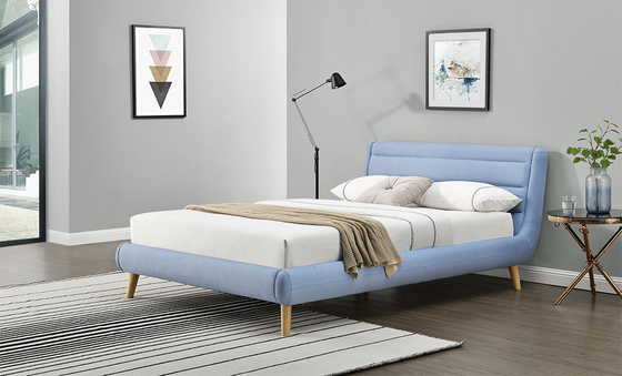 I bambini a grandezza naturale tessuto giallo/blu ricoperti inseriscono i produttori all'ingrosso del letto
