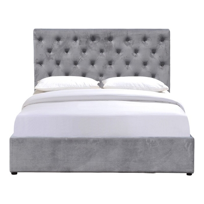 Letto di ripostiglio in alto Letto di ripostiglio in biancheria da letto in taglia piena Cornice imbottita con deposito idraulico