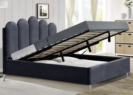 Letto su misura all'ingrosso di stoccaggio dell'ascensore di gas della struttura del letto matrimoniale della manifattura