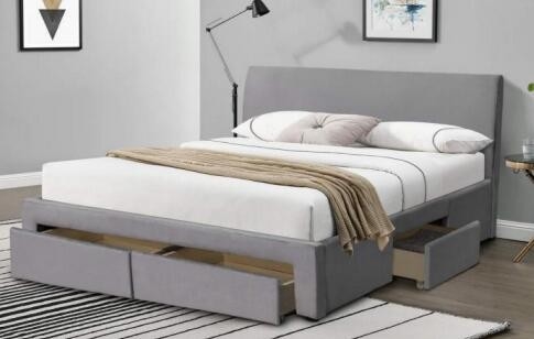 Letto comodo di stoccaggio di dimensione di progettazione semplice doppio con i cassetti all'ingrosso