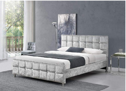 Struttura del letto di dimensione di Crystal Button European Style King con la testata qualsiasi colore