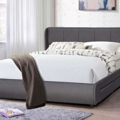 Letto comodo della testata del letto moderno di re Size Upholstered Platform