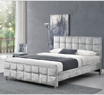 Struttura del letto di dimensione di Crystal Button European Style King con la testata qualsiasi colore