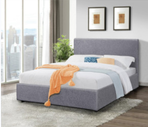 Moderno design Tessuto di lino King Size Tufted storage Cornice del letto BSCI