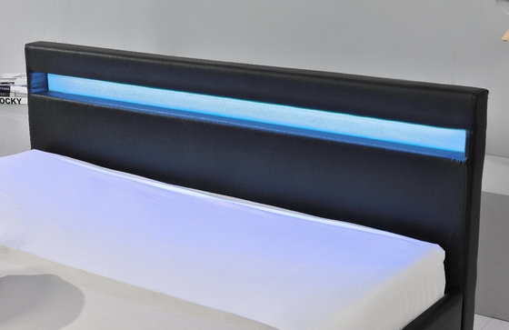 Letto imbottito a LED ha luci a LED per aiutarti a dormire e contiene quattro cassetti di stoccaggio