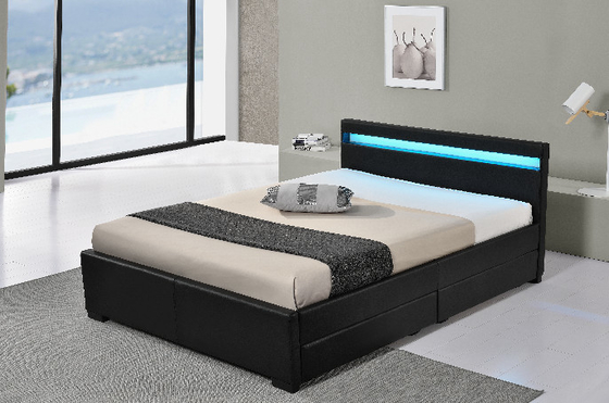 Cornice completa con stazione di ricarica a LED Testa e cassetti