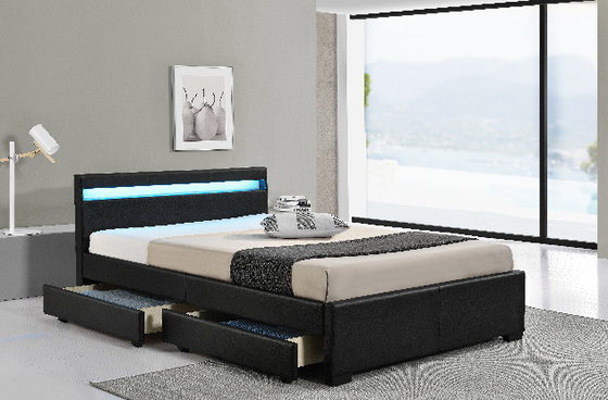 Cornice completa con stazione di ricarica a LED Testa e cassetti