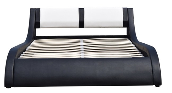 Prezzo all'ingrosso Letto a telaio in pelle con rivestimento per sollevamento a gas con omologazione CE