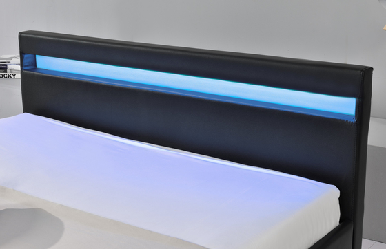 Il Faux LED di cuoio dell'unità di elaborazione ha ricoperto il letto con il cassetto di stoccaggio 12 mesi di garanzia