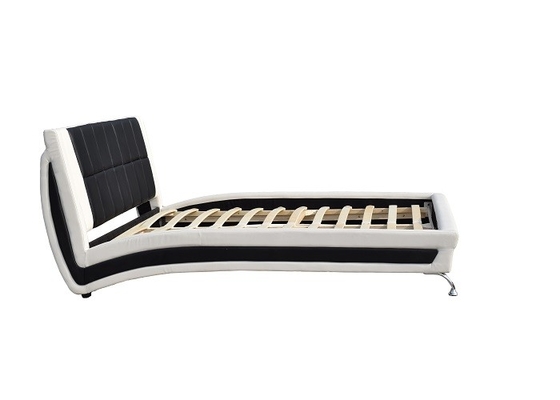 Mobilia della camera da letto di dimensione della struttura di cuoio del letto di re Upholstered Platform Faux doppia