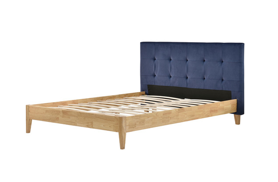 Struttura di Sunny Blue Linen Fabric Bed con la certificazione del CE della testata