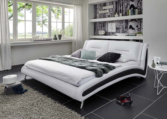 Mobilia curva reale della camera da letto di re Size Bed Set del classico di lusso dell'ottomano