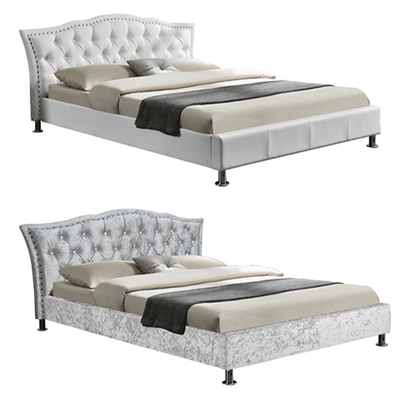 Struttura di cuoio del letto del compensato del Faux di 190cm x di 90 per la singola dimensione dei bambini