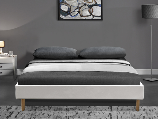 Cuoio contemporaneo 140x190Cm di re Assemble PU di re Upholstered Platform Bed