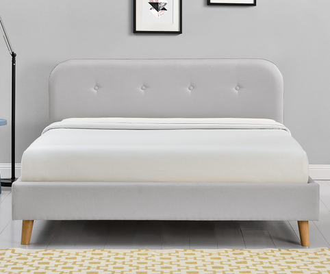 Il ODM ha trapuntato il letto di piattaforma ricoperto della regina 140x200Cm semplice moderno