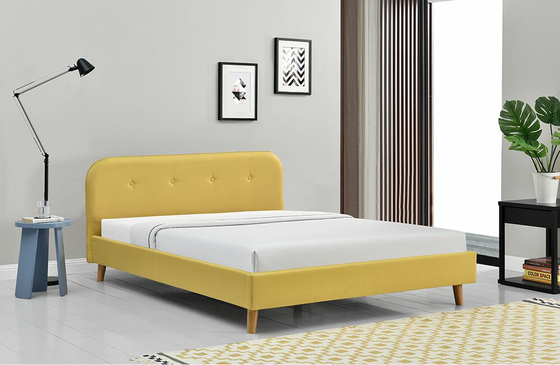 Il ODM ha trapuntato il letto di piattaforma ricoperto della regina 140x200Cm semplice moderno