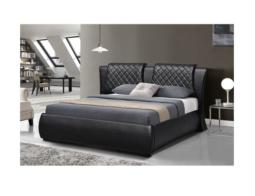 Letto di cuoio del Faux del doppio di Bendwood del compensato con la certificazione del CE di stoccaggio