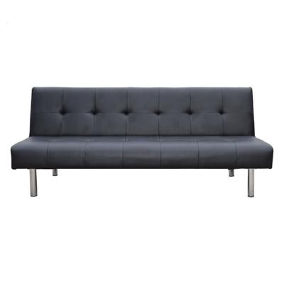 Convertibile Armless, Divano Loveseat, Letto Dormente, Moderno PU Futon Sofa Sofabed