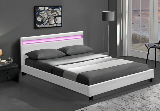 La piattaforma RGB LED ha ricoperto la struttura del letto con il LED accende a buon mercato facile monta il cuoio dell'unità di elaborazione