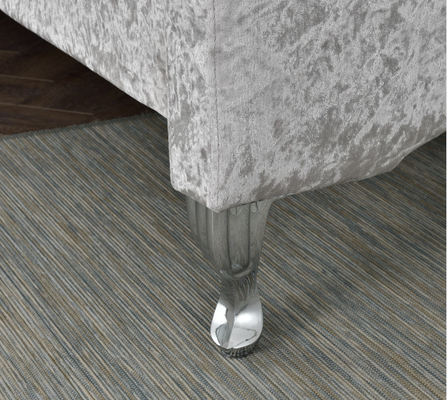 Nastro Crystal Button European Style del residuo di stoffa del letto di stoccaggio trapuntato dimensione di lusso di Duble